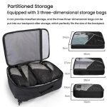 BANGE BG-1916 Men Backpack Large Capacity Shoulder Computer Bag, BG-1916 – Bild 9