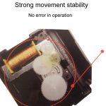 Cross Stitch Framed Quartz Clock Movement Living Room Wall Clock DIY Movement Replacement Parts, Jump Seconds – Bild 3