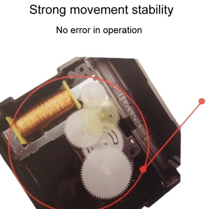 Cross Stitch Framed Quartz Clock Movement Living Room Wall Clock DIY Movement Replacement Parts, Jump Seconds – Bild 3