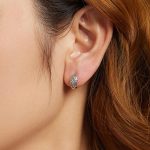 S925 Sterling Silver Oxidized Pattern Earrings – Bild 6