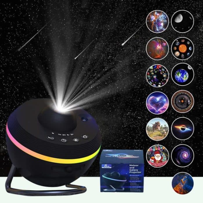 USB Plug-in Space Ball HD Galaxy Projector Lamp Dynamic Meteor Starry Sky Atmosphere Light – Bild 1
