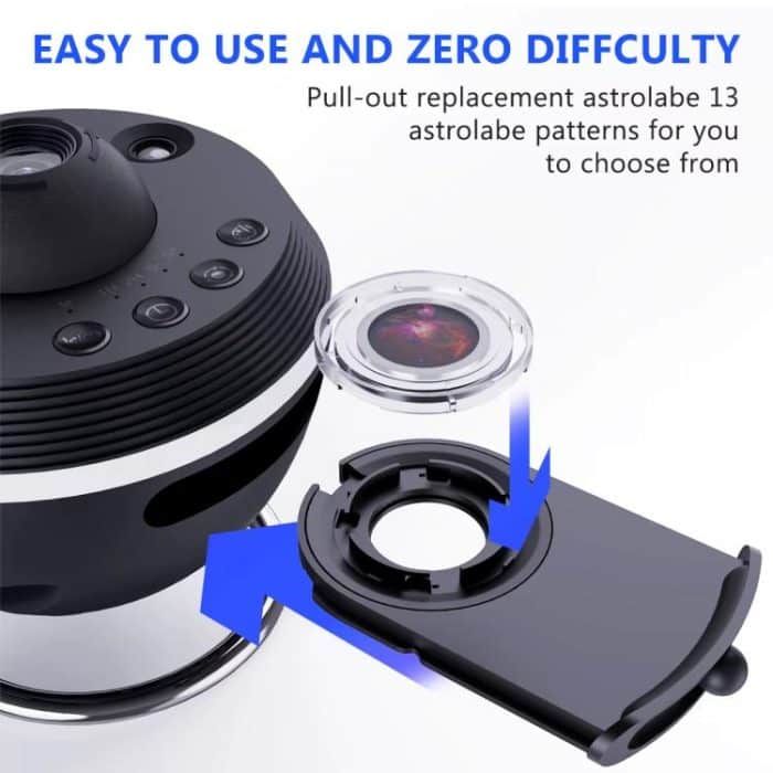 USB Plug-in Space Ball HD Galaxy Projector Lamp Dynamic Meteor Starry Sky Atmosphere Light – Bild 4