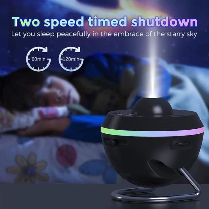 USB Plug-in Space Ball HD Galaxy Projector Lamp Dynamic Meteor Starry Sky Atmosphere Light – Bild 6