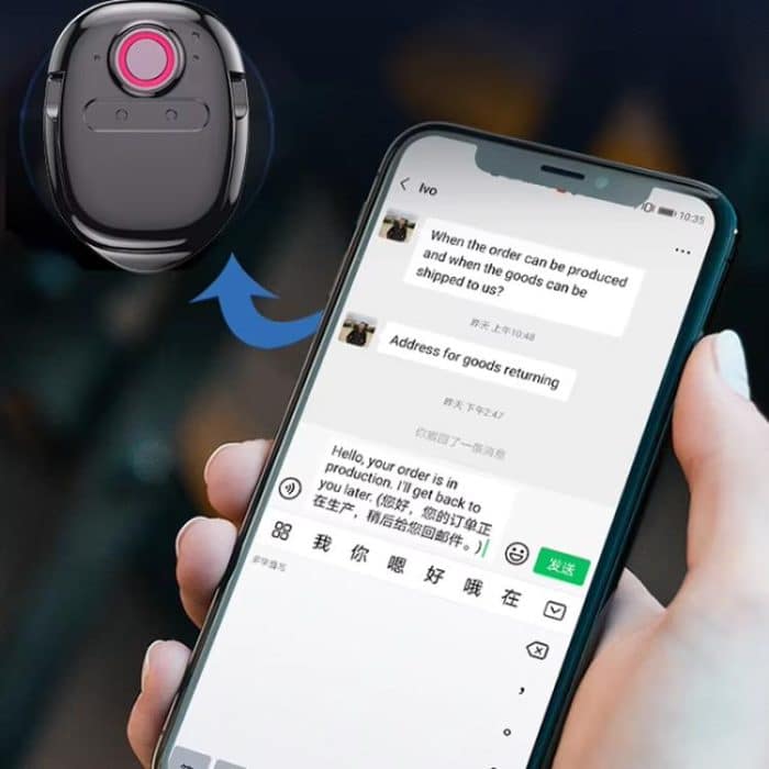 Multilingual Mini Translator Real-Time Voice To Text Translation For Travel, Business & Instant Chat – Bild 3