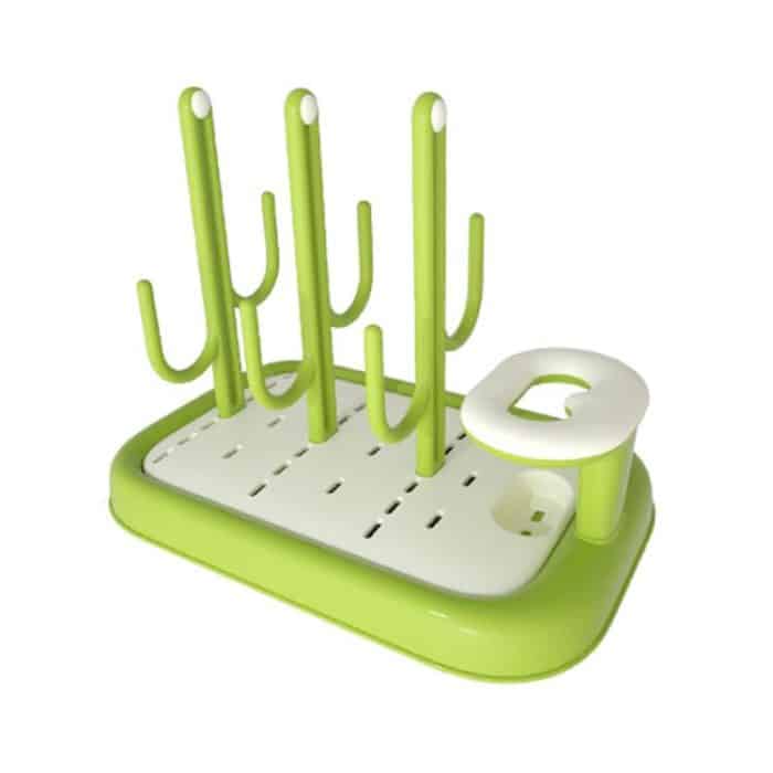 Baby Bottle Drying Rack Drain Drying Rack Insertable Bottle Brush Nipple Brush Storage Holder – Bild 1