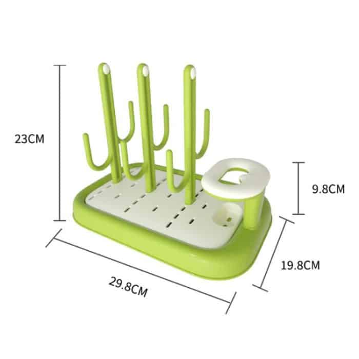 Baby Bottle Drying Rack Drain Drying Rack Insertable Bottle Brush Nipple Brush Storage Holder – Bild 3