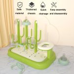 Baby Bottle Drying Rack Drain Drying Rack Insertable Bottle Brush Nipple Brush Storage Holder – Bild 4