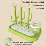 Baby Bottle Drying Rack Drain Drying Rack Insertable Bottle Brush Nipple Brush Storage Holder – Bild 6