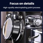 12/24H LED Screen Alarm Clock Loud Metal Clock With Night Light Plug-In Children Clock – Bild 5