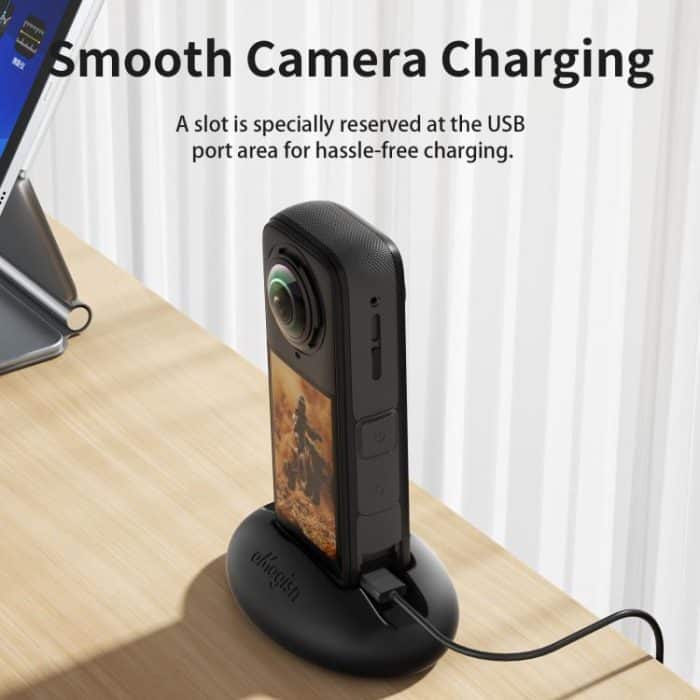 For Insta360 X5 / X4 aMagisn Silicone Base Desktop Stand Car Dashboard Holder – Bild 5