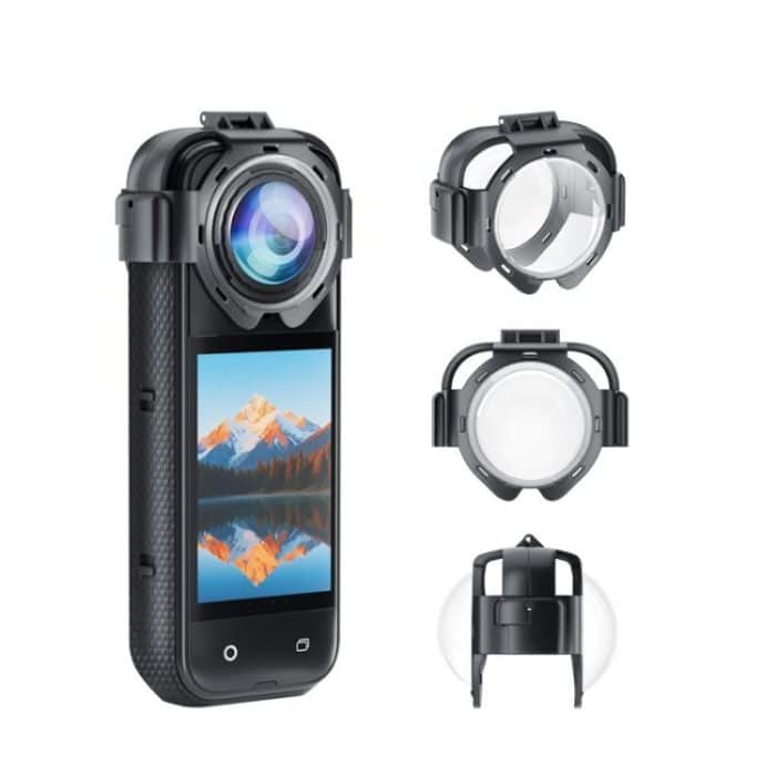 Für Insta360 X5 Anti-Fog Snap-On Objektivschutz Langlebige Glasabdeckung – Bild 1