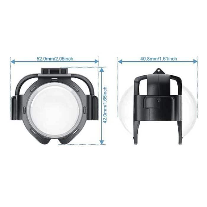 Für Insta360 X5 Anti-Fog Snap-On Objektivschutz Langlebige Glasabdeckung – Bild 7