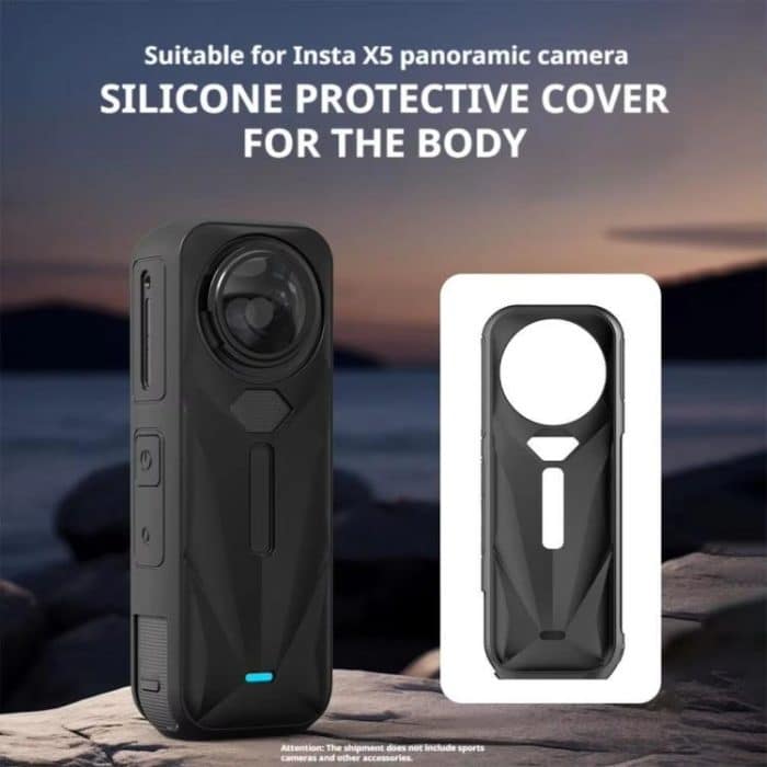 For Insta360 X5 Camera Silicone Case Body Cover Anti-dust and Stain-resistant Protective Shell, Silicone Case – Bild 2