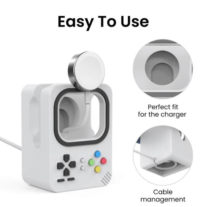 For Apple Watch AhaStyle DD05 Silicone Mini Charging Stand, Without Charger – Bild 3