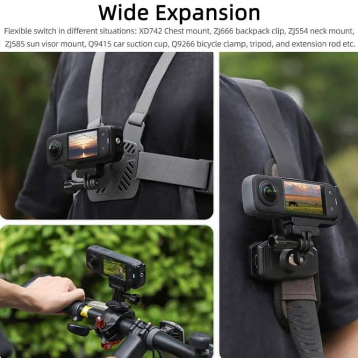 For Insta360 X5 / X4 Sunnylife X4-ZJ826 L-shape Conversion Bracket Magnetic Adaptor Expansion Accessory, X4-ZJ826 – Bild 9