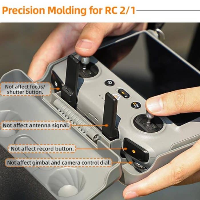 Sunnylife ZN985 Remote Control 2 In 1 Visor Storage Case, For DJI RC 2 / 1 – Bild 4