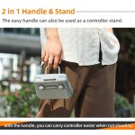 Sunnylife ZN985 Remote Control 2 In 1 Visor Storage Case, For DJI RC 2 / 1 – Bild 7