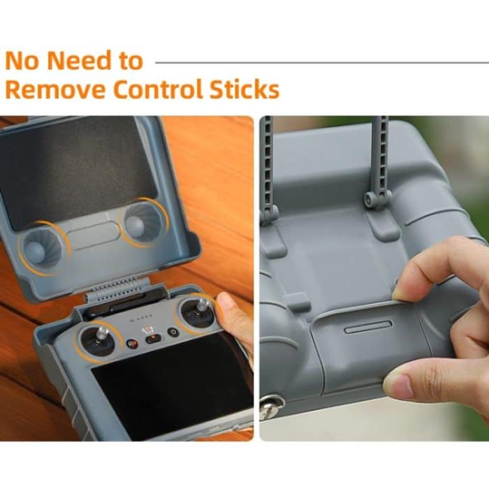 Sunnylife ZN985 Remote Control 2 In 1 Visor Storage Case, For DJI RC 2 / 1 – Bild 9