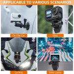 Sunnylife DZ762 Sports Camera Magnetic Dock Expansion Adapter Bracket, DZ762 – Bild 7