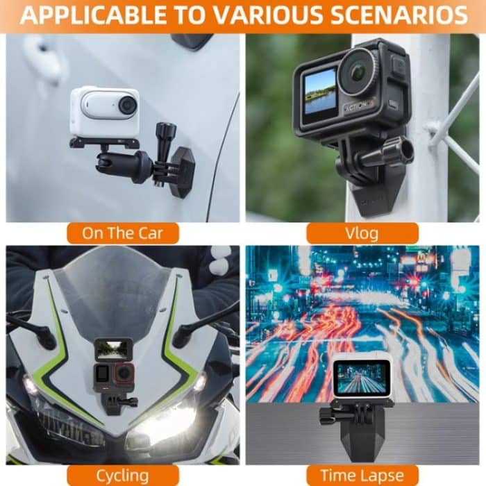 Sunnylife DZ762 Sports Camera Magnetic Dock Expansion Adapter Bracket, DZ762 – Bild 7