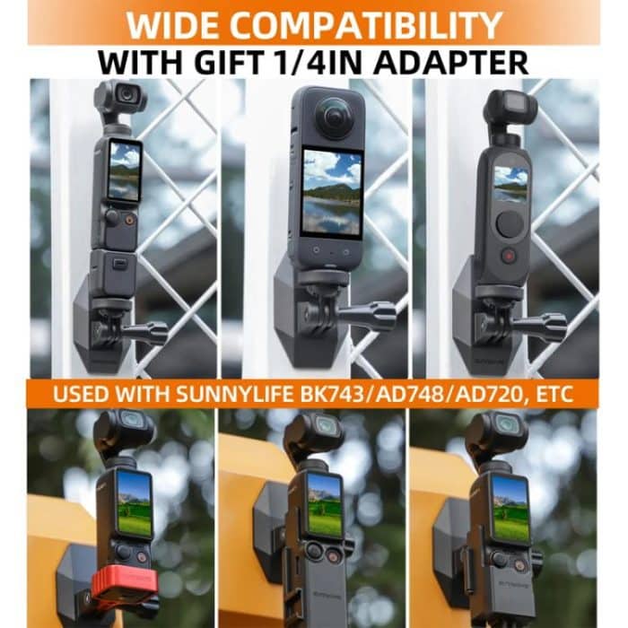 Sunnylife DZ762 Sports Camera Magnetic Dock Expansion Adapter Bracket, DZ762 – Bild 9