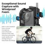 aMagisn Metal Cage for Insta360 X5 Wind Noise Reduction, Shockproof Mount with Dual Cold Shoe – Bild 5