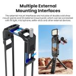 aMagisn Metal Cage for Insta360 X5 Wind Noise Reduction, Shockproof Mount with Dual Cold Shoe – Bild 7