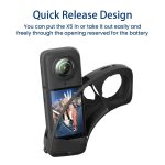 For Insta360 X5 Action Camera Protective Accessories, aMagisn Body Case+Lens Cap Black, aMagisn Body Case+Lens Cap Gray, aMagisn Body Case Black, aMagisn Body Case Gray – Bild 4