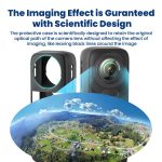 For Insta360 X5 Action Camera Protective Accessories, aMagisn Body Case+Lens Cap Black, aMagisn Body Case+Lens Cap Gray, aMagisn Body Case Black, aMagisn Body Case Gray – Bild 7