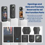 For Insta360 X5 Action Camera Protective Accessories, aMagisn Body Case+Lens Cap Black, aMagisn Body Case+Lens Cap Gray, aMagisn Body Case Black, aMagisn Body Case Gray – Bild 8