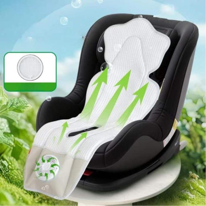 USB Powered Cooling Pad Baby Kinderwagen Sitzkissen Mit Fan 3 Geschwindigkeit Einstellbar Ebenen – Bild 1