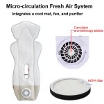 USB Powered Cooling Pad Baby Kinderwagen Sitzkissen Mit Fan 3 Geschwindigkeit Einstellbar Ebenen – Bild 4