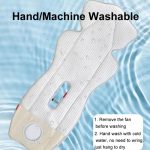 USB Powered Cooling Pad Baby Kinderwagen Sitzkissen Mit Fan 3 Geschwindigkeit Einstellbar Ebenen – Bild 8