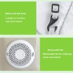 USB Powered Cooling Pad Baby Kinderwagen Sitzkissen Mit Fan 3 Geschwindigkeit Einstellbar Ebenen – Bild 10