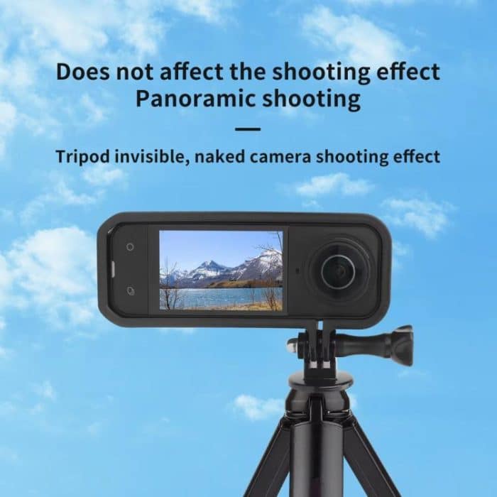 For Insta360 X5 360 Camera CQT Expandable Protective Cage Shockproof Case, Vertical Black, Horizontal Black, Vertical Orange, Horizontal Orange – Bild 7