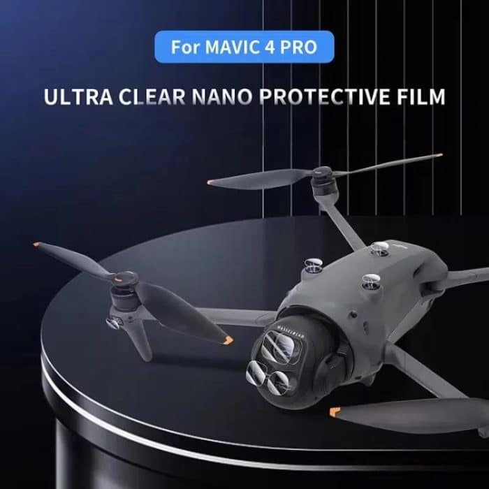 CQT Nano-Beschichtung Schutzfolie für DJI Mavic 4 Pro Objektiv & Sensor Displayschutzfolie mit Heißluftgebläse-Kit – Bild 1