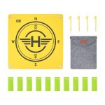 CQT 55cm Universal Reflective Drone Landing Pad Dual-Sided Waterproof Foldable Mat with Ground Pegs