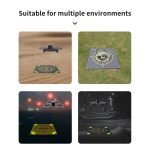 CQT 55cm Universal Reflective Drone Landing Pad Dual-Sided Waterproof Foldable Mat with Ground Pegs – Bild 7