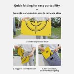 CQT 55cm Universal Reflective Drone Landing Pad Dual-Sided Waterproof Foldable Mat with Ground Pegs – Bild 8