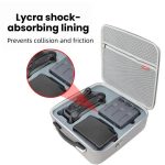 For DJI Mavic 4 Pro Fly More Combo / Creator Combo Carrying Case Durable PU Crossbody Shoulder Bag, Shoulder Bag Black, Shoulder Bag Gray – Bild 4