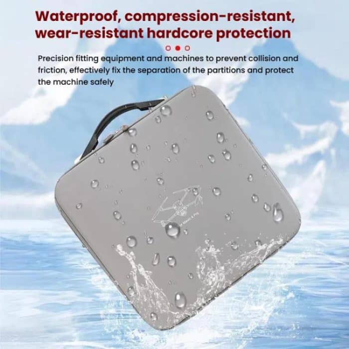 For DJI Mavic 4 Pro Fly More Combo / Creator Combo Carrying Case Durable PU Crossbody Shoulder Bag, Shoulder Bag Black, Shoulder Bag Gray – Bild 6