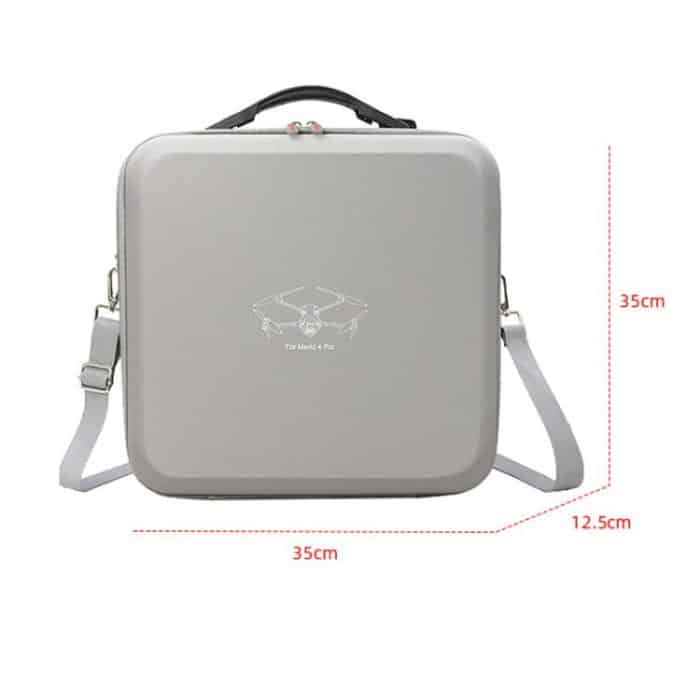 For DJI Mavic 4 Pro Fly More Combo / Creator Combo Carrying Case Durable PU Crossbody Shoulder Bag, Shoulder Bag Black, Shoulder Bag Gray – Bild 8