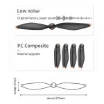 For DJI Mavic 4 Pro Drone RCSTQ Low-Noise Quick-Release Propellers Replacement Blades, Propellers – Bild 7