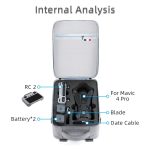 For DJI Mavic 4 Pro / RC 2 Backpack Shoulder Bag EVA Carrying Case, Backpack – Bild 3