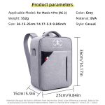 For DJI Mavic 4 Pro / RC 2 Backpack Shoulder Bag EVA Carrying Case, Backpack – Bild 8
