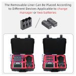 For DJI Mavic 4 Pro Fly More Combo RC 2 Explosion-Proof Box EVA Shockproof Storage Case With Shoulder Strap – Bild 5