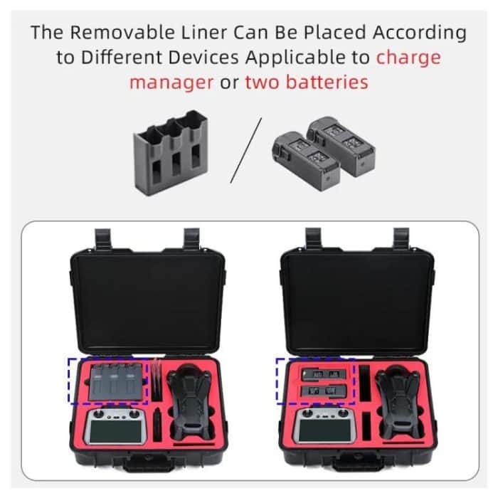 For DJI Mavic 4 Pro Fly More Combo RC 2 Explosion-Proof Box EVA Shockproof Storage Case With Shoulder Strap – Bild 5