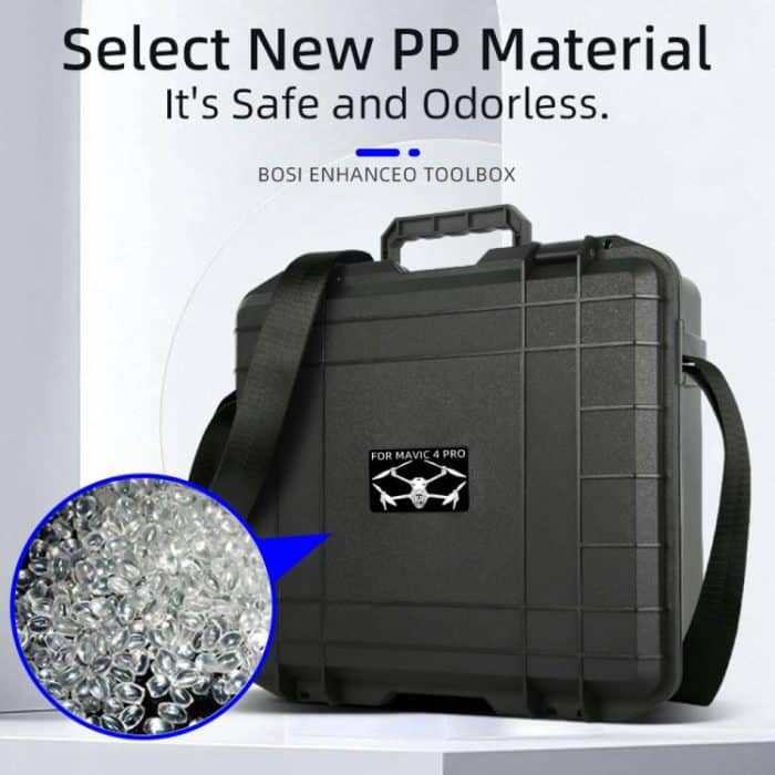 For DJI Mavic 4 Pro Fly More Combo RC 2 Explosion-Proof Box EVA Shockproof Storage Case With Shoulder Strap – Bild 6