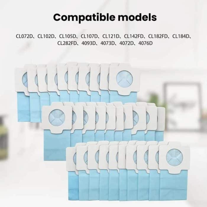 3pcs /Pack Dust Bags for Makita CL102/CL104/CL107/CL182 Vacuum Cleaners – Bild 3