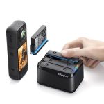 Für Insta360 X5 Kamera AMagisn Batterie Ladegerät Schnelle Ladestation Für 3 Batterien Gleichzeitig